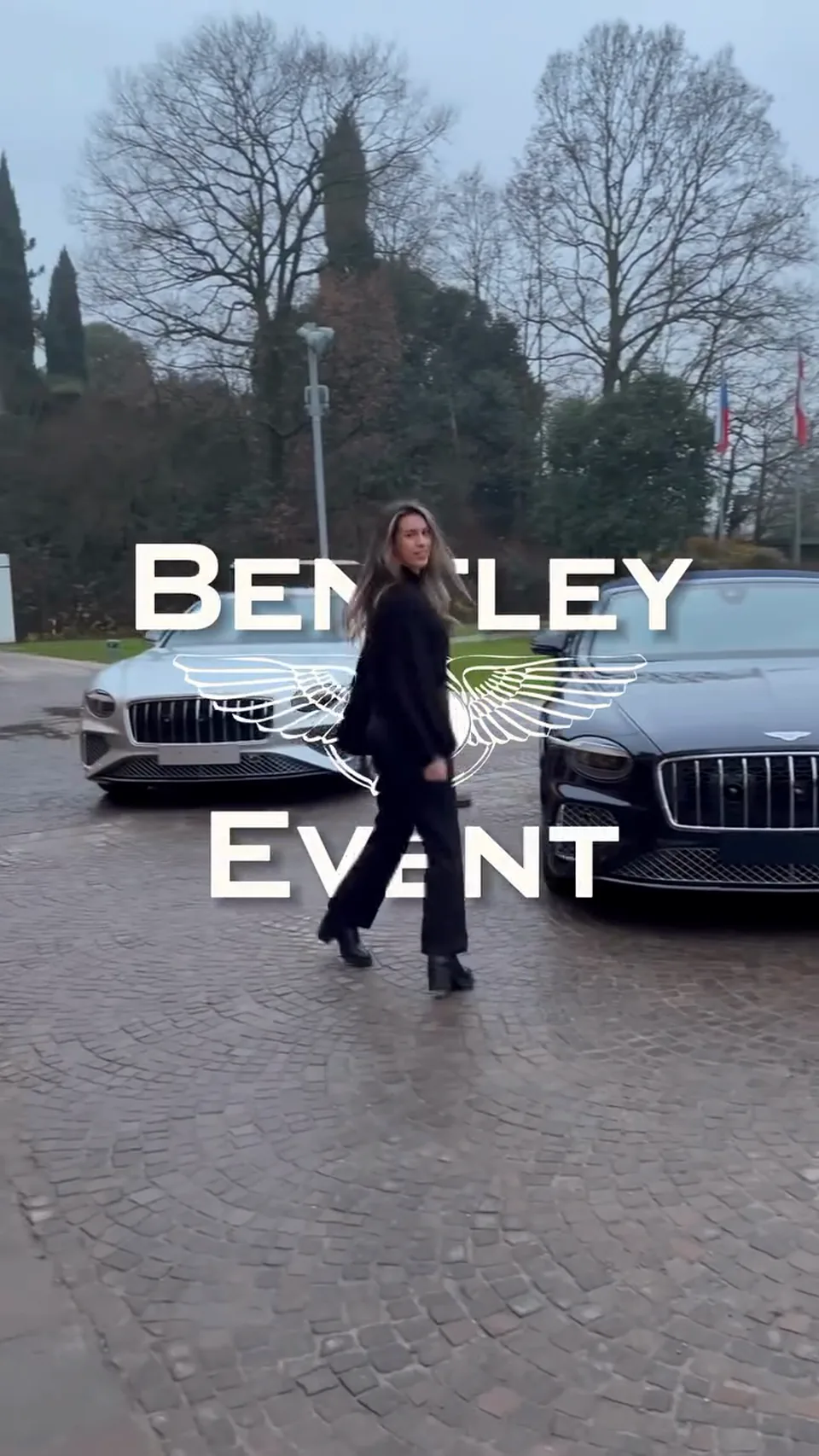 Bentley event evening in Padova: arrivals, setup and gala dinner